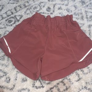 Rusty pink Lululemon shorts size 4